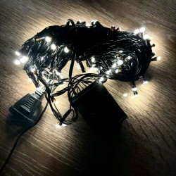 10m 100 Led Damla Uçlu Gün Işığı Siyah Kablo Mz-17-3