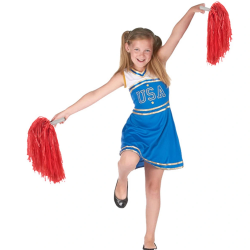 1 Çift ( 2 Adet ) Kırmızı Renk 23 Nisan Gösteri Ponponu