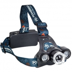 10 W Şarjlı Metal Yağmur Suyu Geçirmez Kafa Lambası - Feneri