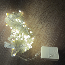 10m 100 Led Damla Uçlu Gün Işığı Şeffaf Kablo Mz-17-4