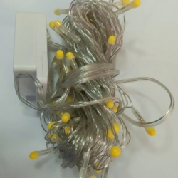 10m 100 Led Damla Uçlu Led Işık Gün Işığı Şeffaf Kablo