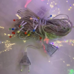 10m 100 Led Damla Uçlu Led Işık Mavi Işık Şeffaf Kablo Mzxx3-13