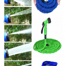 22.5 Metre Uzayan Bahçe Sulama Araç Yıkama Hortumu 7 Kademeli Başlık