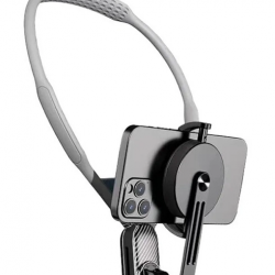 360 Derece Ayarlanabilir Boyun Askılı Manyetik Telefon Tutucu