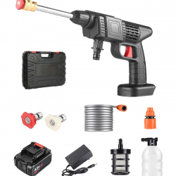 48v Şarjlı Çift Bataryalı Taşınabilir Basınçlı Oto Yıkama Bahçe Sulama Makinesi