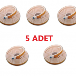 5 Adet 9 Metre Pencere Izolasyon Bandı Yapışkanlı Cam Yalıtım Süngeri Rüzgar Soğuk Kesici Pimapen Fitili