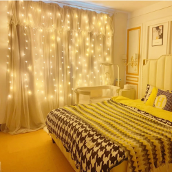 8 Fonksiyonlu Peri Perde Led Uzaktan Kumandalı Günışığı Perde Peri Led (3 Mt X 3 Mt)