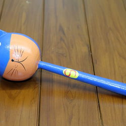 Ahşap Kedili Marakas Tekli Polos:27