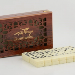 Ahşap Kutulu Melamin Domino Alk2268
