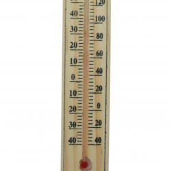 Ahşap Oda Sıcaklığı Sıcaklık Ölçümü Termometresi Küçük Boy