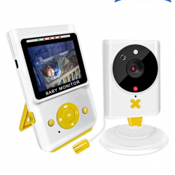 Akıllı Bebek Kamerası Monitörlü Karşılıklı Konuşma Özellikli Sıcaklık İzleme 2.4 İnç Bebek Kamerası