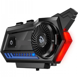 Bt57 Motosiklet Kask Kulaklık Intercom Işıklı Motorsiklet Interkom