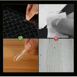 Çift Taraflı Yuvarlak Montaj Macunu 42li