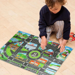 Çocuk Oyun Matı (mutlu Şehir Hayatı)