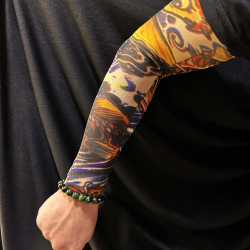 Çorap Dövme Giyilebilir Kol Bacak Dövmesi Likralı 2 Adet Model 27