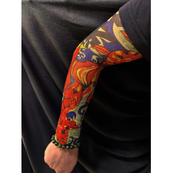 Çorap Dövme Giyilebilir Kol Bacak Dövmesi Likralı 2 Adet Model 4