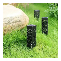 Dekoratif Solar Güneş Enerjili Bahçe Aydınlatması Yürüyüş Yolu Seti ( 6 Adet )