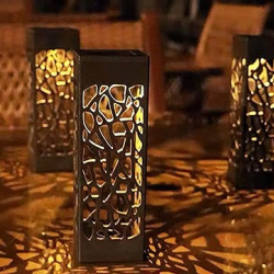 Dekoratif Solar Güneş Enerjili Bahçe Aydınlatması Yürüyüş Yolu Seti ( 8 Adet )