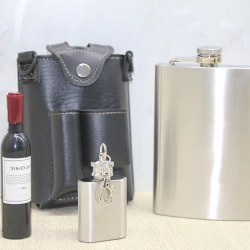 Deri Kılıflı Matara Seti Alk3927