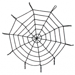 Halloween Cadılar Bayramı Örümcek Ağ Dekor Siyah 1.5 Metre