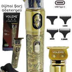 Ip-1949 Şarj Göstergeli Sakal Lazer Öncesi Vücut Ense Çizim Kişisel Bakım Aletleri Sıfıra Yakın Tıraş