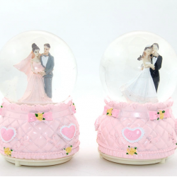 Işıklı Müzikli Kar Küresi 13 Cm Alk1787