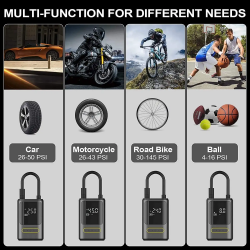 Ka-760 Kablosuz Oto Araç Mini 4000mah 150 Psı Işıklı Oto Hava Kompresörü