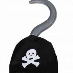 Korsan Kancası Kumaş Malzemeden İmal Korsan Eli Arma Baskılı