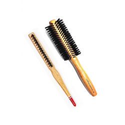 Liva 540& 690 Profesyonel Yanmaz Set Topuz Saç Fırçası-2'li