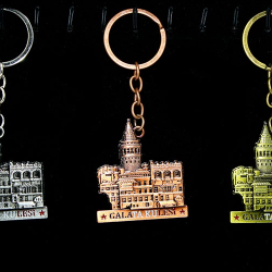 Metal Galata Kulesi Anahtarlık Alk2214