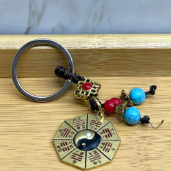 Metal Yin Yang Anahtarlık Alk4454