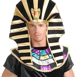 Mısırlı Tutankamon Şapkası Kobra Yılan Figürlü