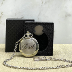 Özel Kutulu Dad (baba) Gümüş Köstekli Saat Alk4673