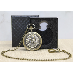 Özel Kutulu Tren Temalı Köstekli Saat Alk4670