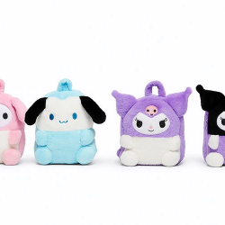 Peluş Kuromi My Melody Ve Cinnamoroll Sırt Çantası Alk3008