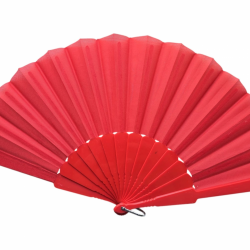 Plastik Kumaş Yelpaze 12'li Kırmızı