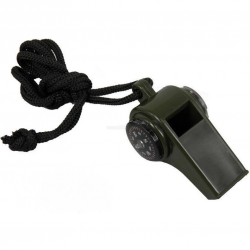 Pusulalı Termometreli Acil Durum Düdüğü ( 3 İn 1)