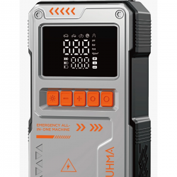 Şarjlı 10.000 Mah Akım Korumalı Taşınabilir Çanta Araç Akü Şarj Takviyeli Işıklı Hava Kompresörü Powerbankli