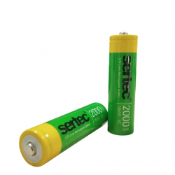Sertec 18650 3.7v 2000 Mah 1c Li-ion Şarjlı Pil Başlı