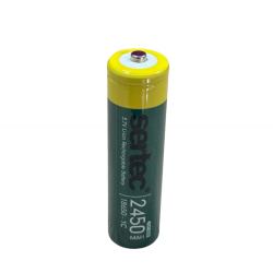 Sertec 18650 3.7v 2450 Mah 1c Li-ion Şarjlı Pil Başlı