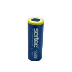 Sertec 3.7v Li-ion 18500 1500 Mah 1c Şarjlı Pil