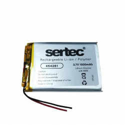 Sertec 454261 3.7v 1500 Mah Li-polymer Pil (devreli/1.5a)