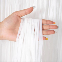 Soft Beyaz Renk Duvar Ve Kapı Perdesi İthal 100x200 Cm