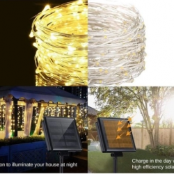 Solar Peri Led 20m 200 Led Gün Işığı