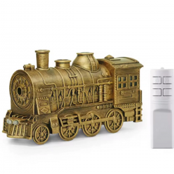 Tren Şeklinde Buharlı Oda Hava Nemlendirici Işık Buhar Makinesi Kumandalı