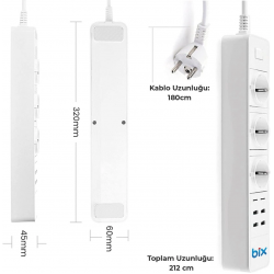 Vtn Bp-01 Wifi Yüksek Akım Korumalı Hızlı Şarj Özellikli Akıllı Priz
