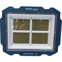 Wıson Ws-5585 Çok Fonksiyonlu 3 Solar Panelli 400w Spot Aydınlatma