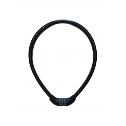 Yuma Ym-747 120cm 20mm 5 Şifreli Siyah Motorsiklet Kilidi